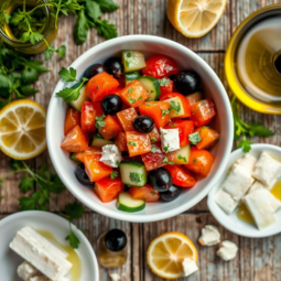 Cucumber Tomato Salad Delight